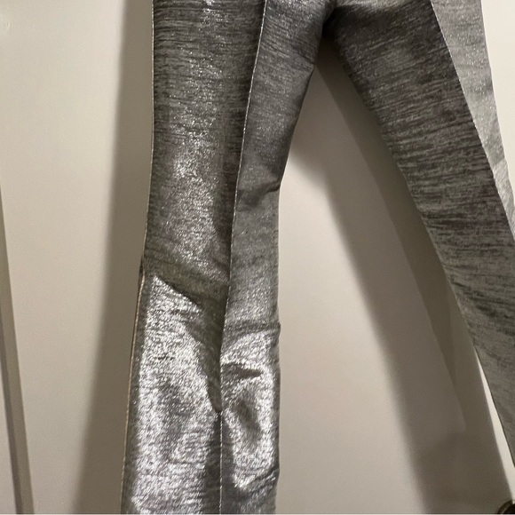 DOLCE & GABBANA METALLIC TROUSER PANT W/PIN STRIPE - EU size 40 - Picture 5 of 16